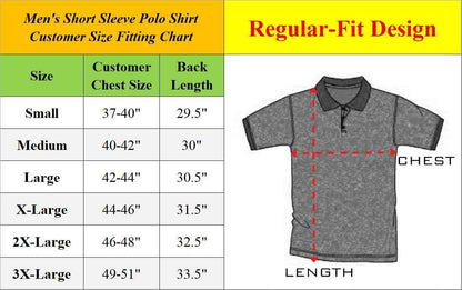 Men Heathered Polo Shirt New Standard Neck Classic NWT Uniform Lounge