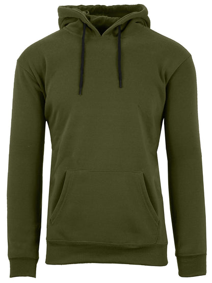 Men's Heavyweight Premium Fabric Fleece Lined Pullover Hoodie (S-2XL)