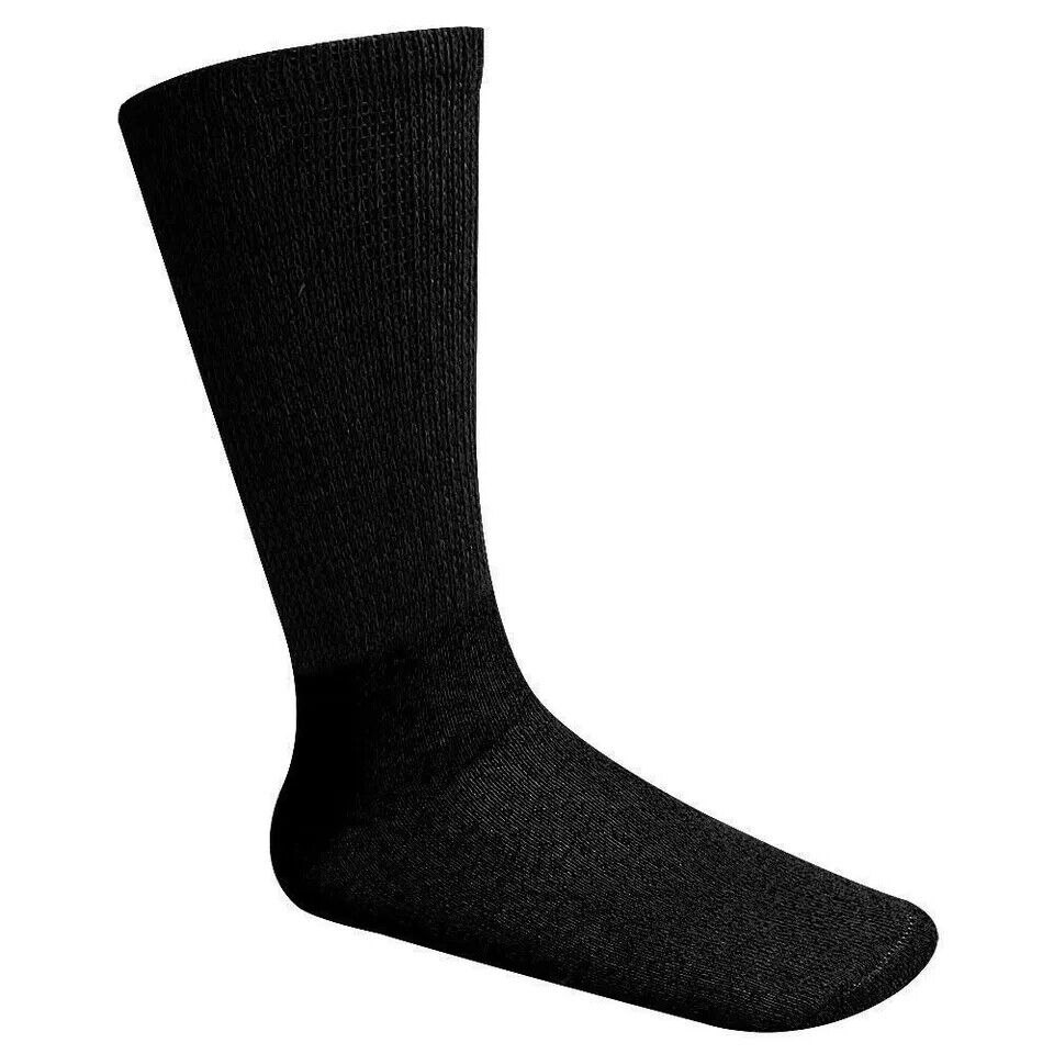 Wholesale Bulk Mens Diabetic Crew Socks Health Circulatory Size 9-11,10-13,13-15 - PremiumBrandGoods