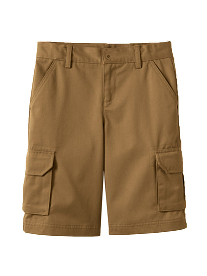 Boys Flex Comfort Super Stretch Cotton Cargo Shorts (Sizes: 8-18) New