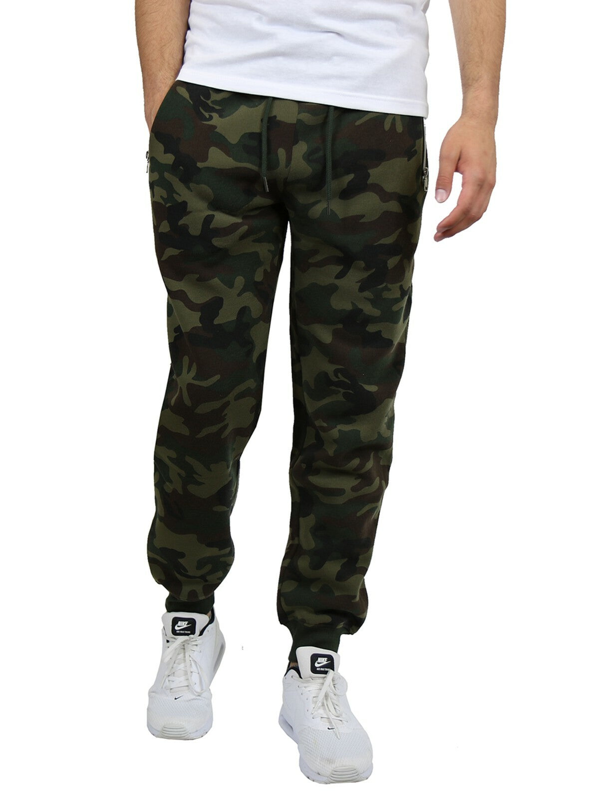 Men's Fleece Track Jogger Pants Sweatpants Running Active Sports Lounge Gym NEW