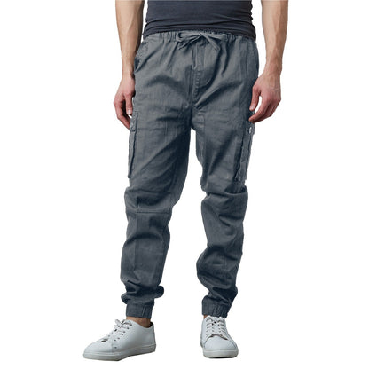 Men's Cargo Jogger Pants Sweatpants Cotton Twill Combat Stretch Active Trousers