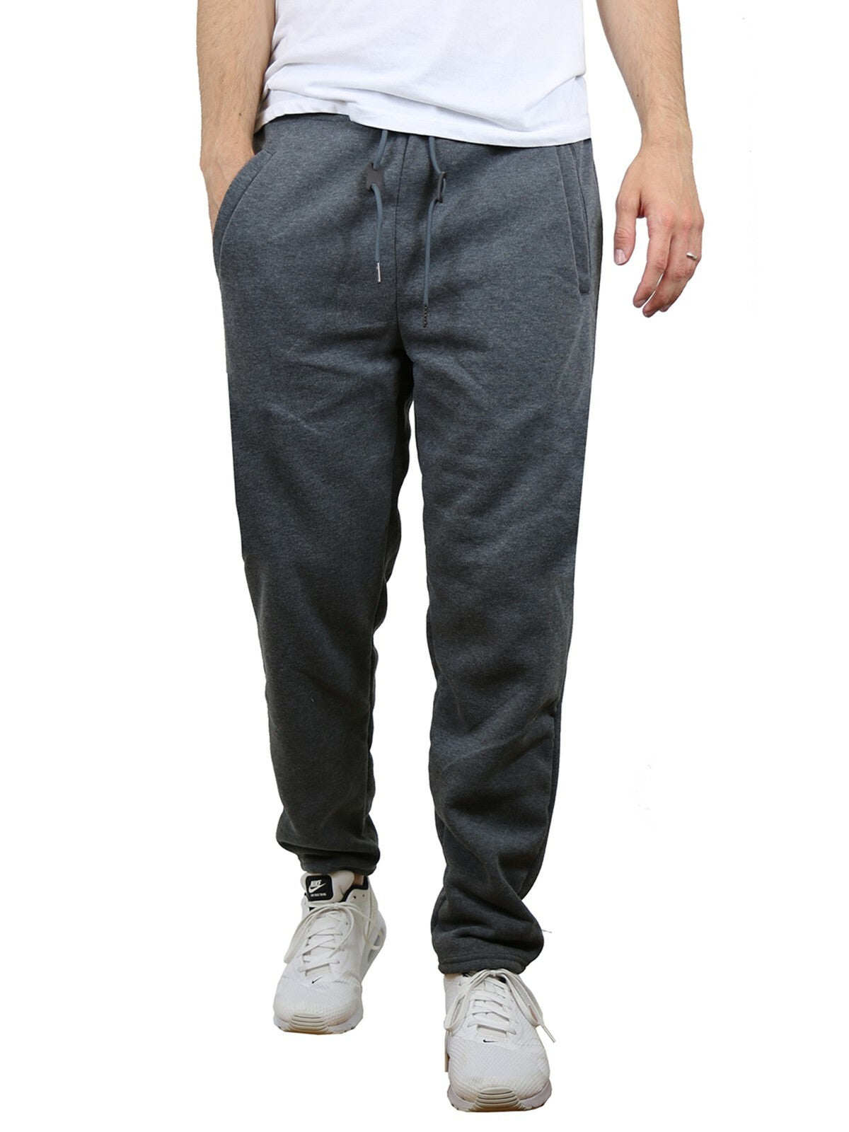 Men's French Terry Active Jogger Pants Sweatpants Lounge Sleep Gym S M L XL XXL