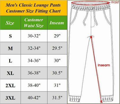 5-Pack Men' Lounge Pants Sleep Gym Active Pajama Sweatpants Soft Jogger Slim