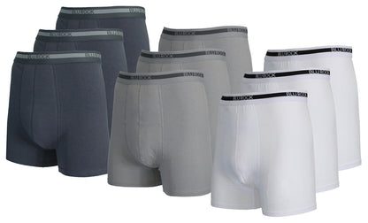 Men's Stretch Cotton Boxer Briefs (9-Pack) (Sizes: S-2XL)