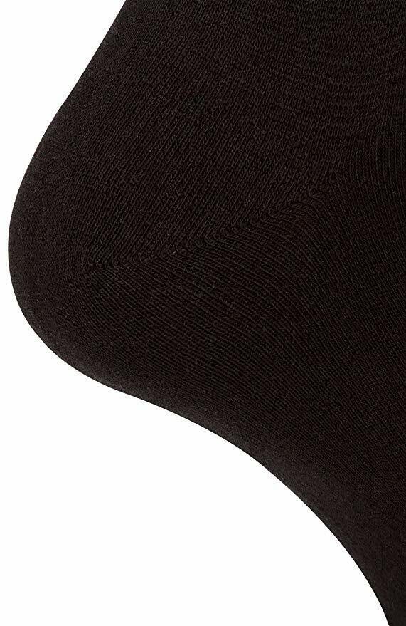 New 6 Pairs Mens Black Classic Dress Socks Calf Casual Fashion Crew Solid Sox - PremiumBrandGoods