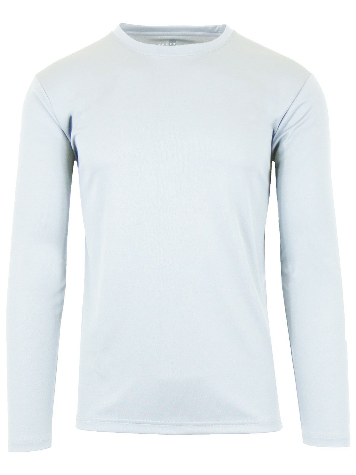 Men's Long Sleeve Crew Neck Performance Tees Layer Lounge Gym Work Casual NEW
