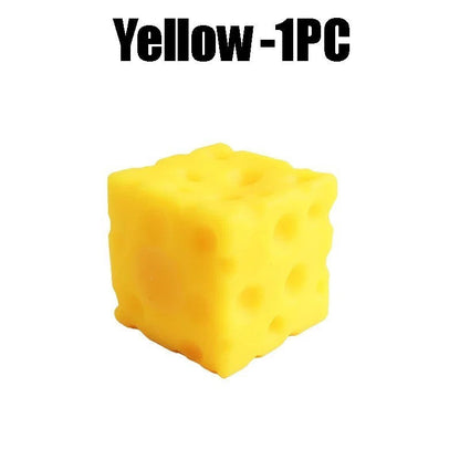 Squishy Cheese Block, Stress Relief Squeeze Toy Gifts ,Cyber Deal 🔥