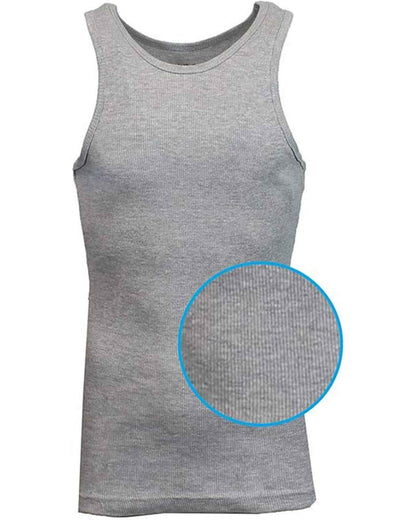 Men's 3 Pack Ribbed Tank Top Shirts Muscle Sleeveless Gym Beach Undershirt NWT