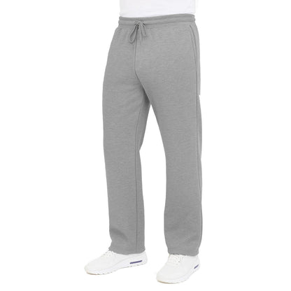 Men's Fleece Track Jogger Pants Sweatpants Running Active Sports Lounge Gym NEW