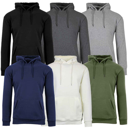 Men's Heavyweight Premium Fabric Fleece Lined Pullover Hoodie (S-2XL) FREE SHIP
