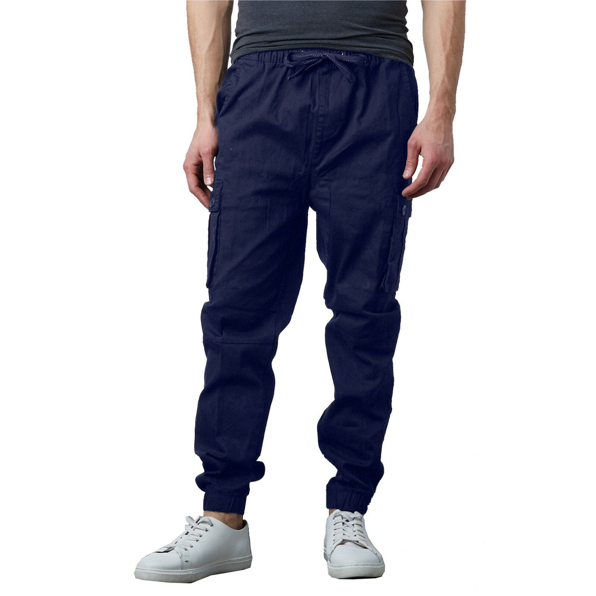 Men's Cargo Jogger Pants Sweatpants Cotton Twill Combat Stretch Active Trousers