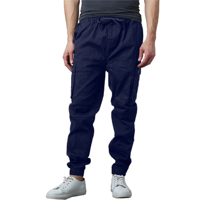 Men's Cargo Jogger Pants Sweatpants Cotton Twill Combat Stretch Active Trousers
