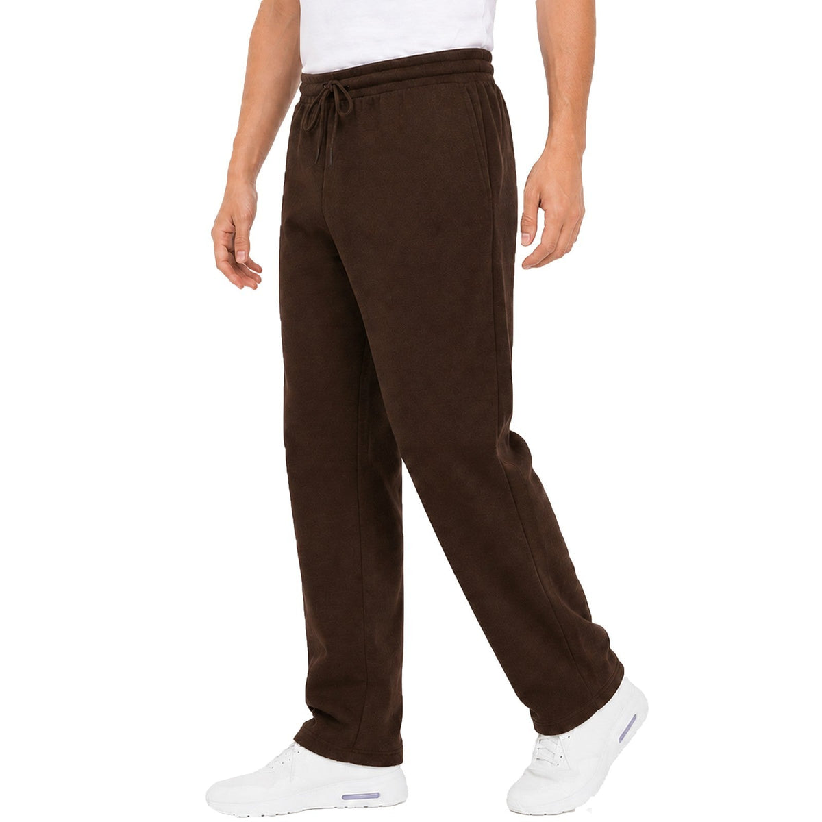 Men's Classic Heavyweight Fleece Sweatpants with Open Bottom (S-3XL)