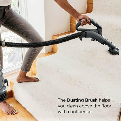 Shark AZ2002 Vertex Powered Lift-Away Upright Vacuum with DuoClean PowerFins, Self-Cleaning Brushroll, Large Dust Cup, Pet Crevice Tool, Dusting Brush & Power Brush, Silver/Rose Gold