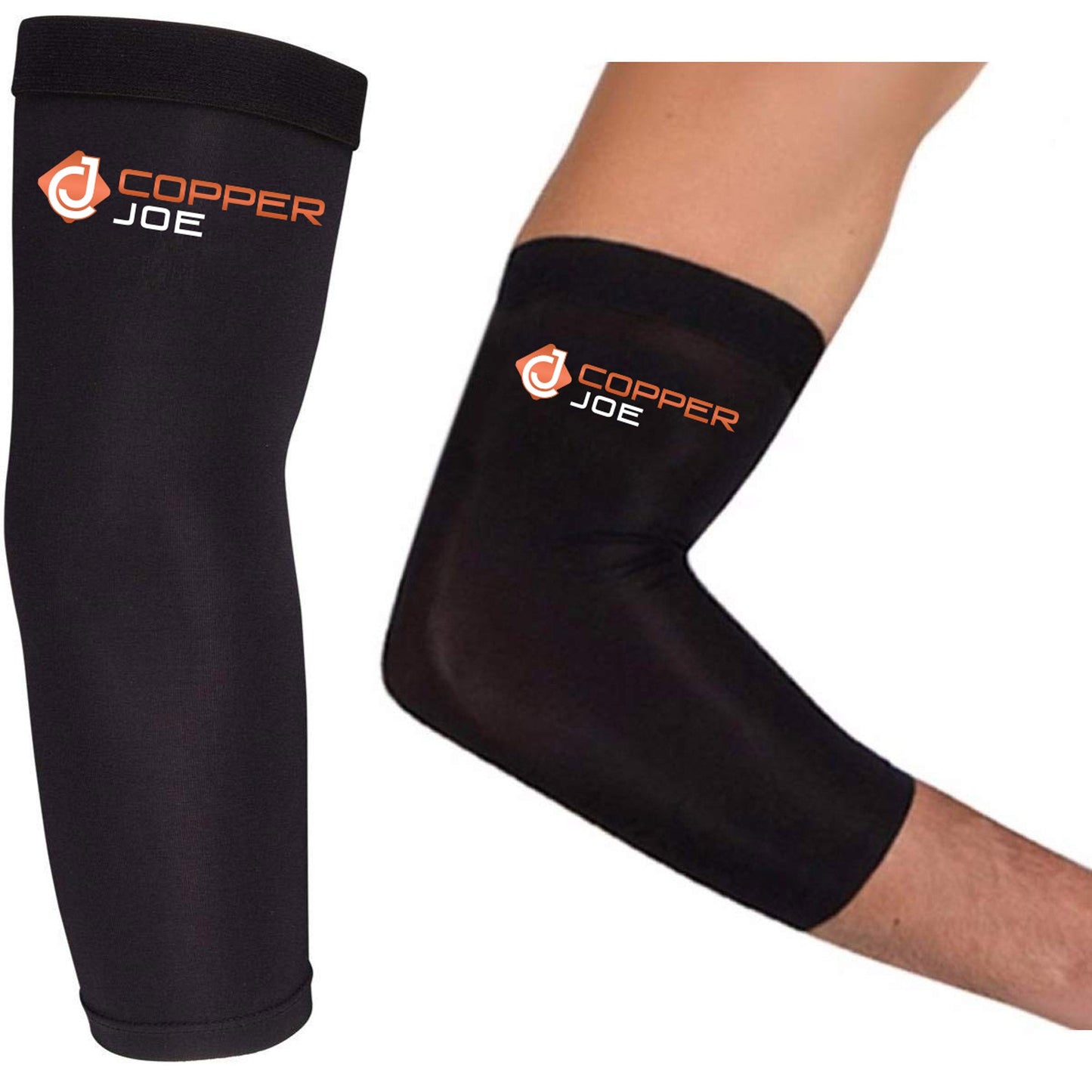 Copper Joe Elbow Compression Sleeve 2 Pack – Copper Infused