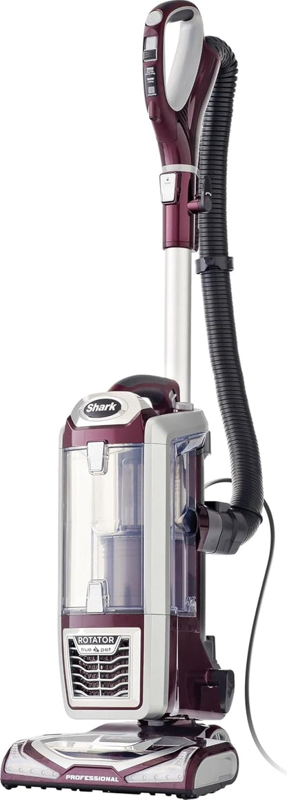 Shark NV752 Rotator Powered Lift-Away TruePet Upright Vacuum with HEPA Filter, Large Dust Cup Capacity, LED Headlights, Upholstery Tool, Perfect Pet Power Brush & Crevice Tool, Bordeaux
