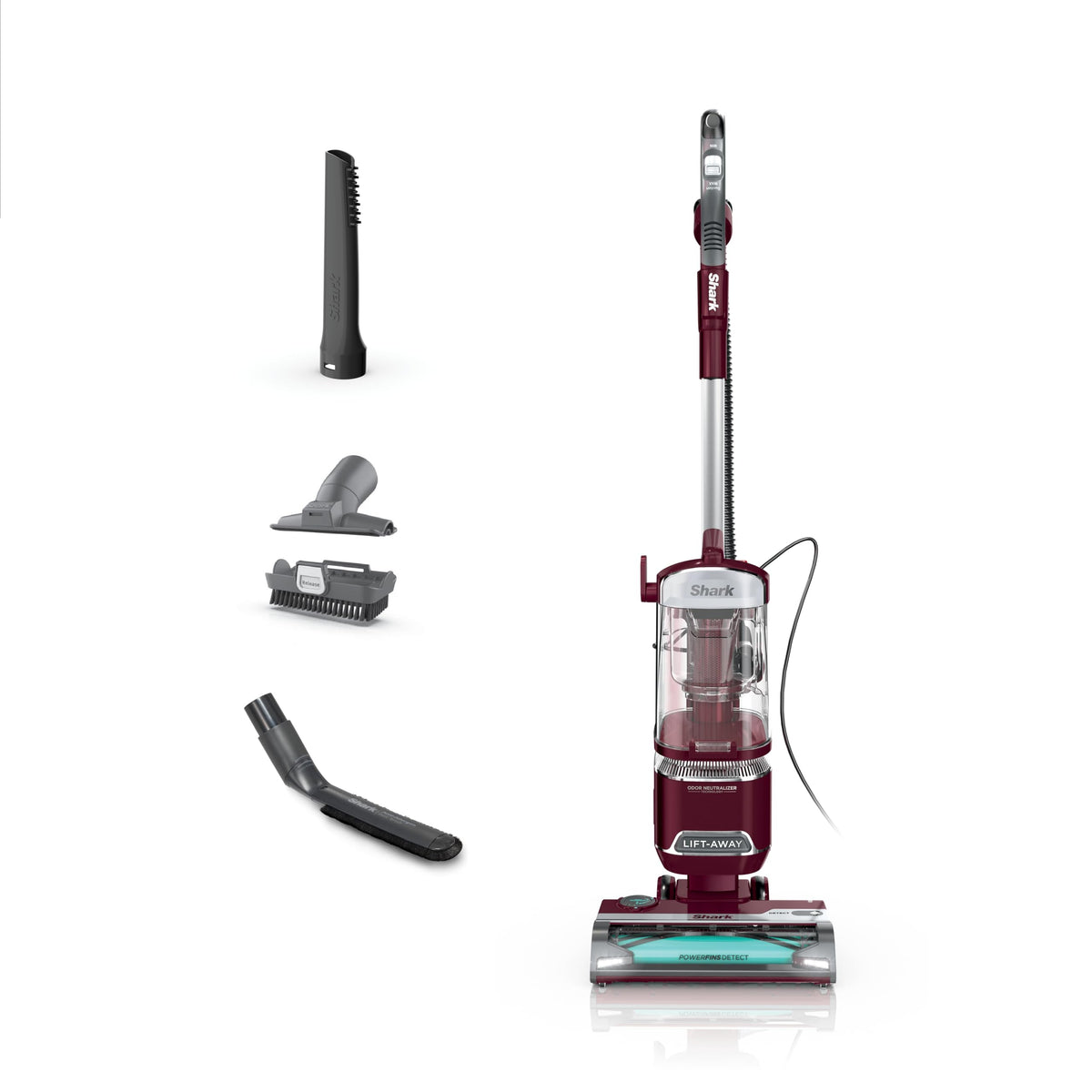 Shark Rotator Lift-Away Vacuum, DuoClean PowerFins, Dark Grey, LA555