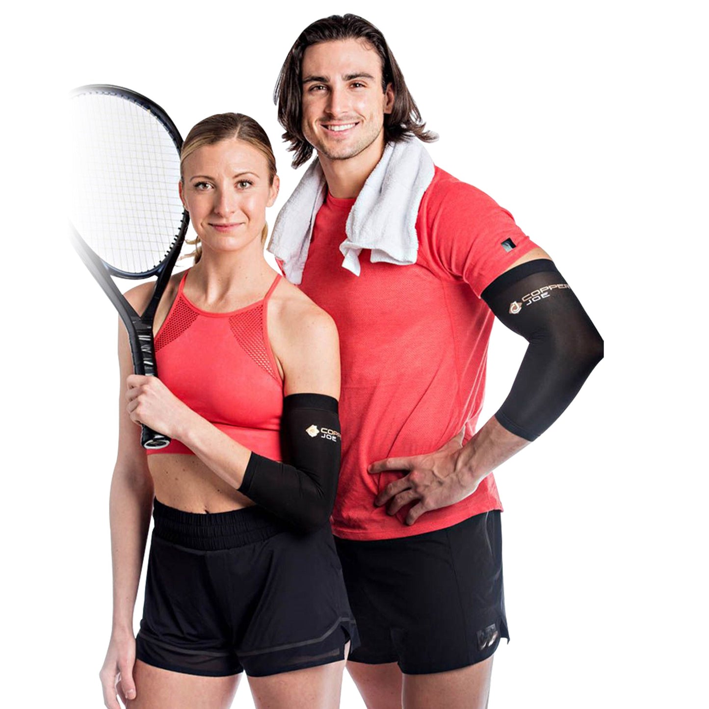 Copper Joe Elbow Compression Sleeve 2 Pack – Copper Infused