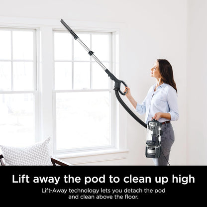 Shark Rotator Lift-Away Vacuum, DuoClean PowerFins, Dark Grey, LA555