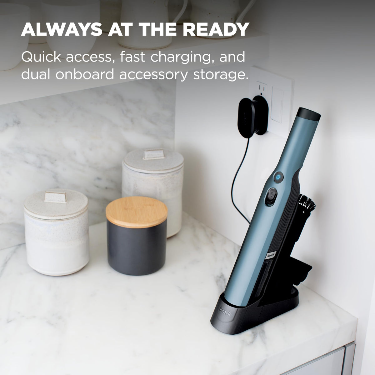 Shark WANDVAC Cordless Hand Vac, Black, WV201BK