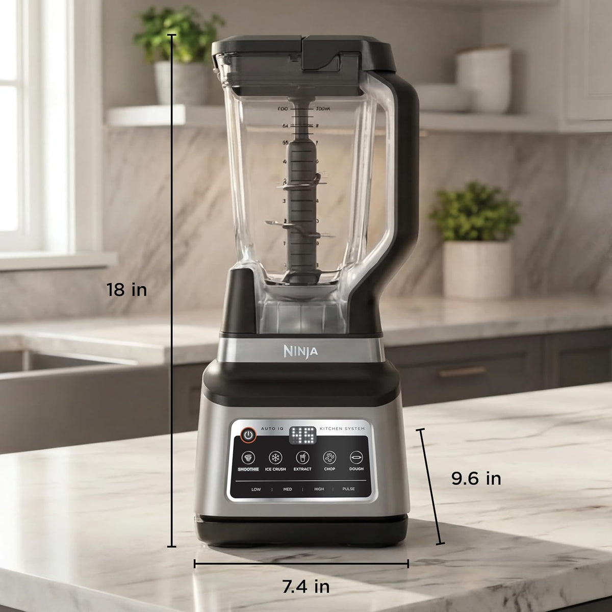 Ninja Professional Plus Kitchen System, 1400WP, Auto-iQ, Grey, BN801