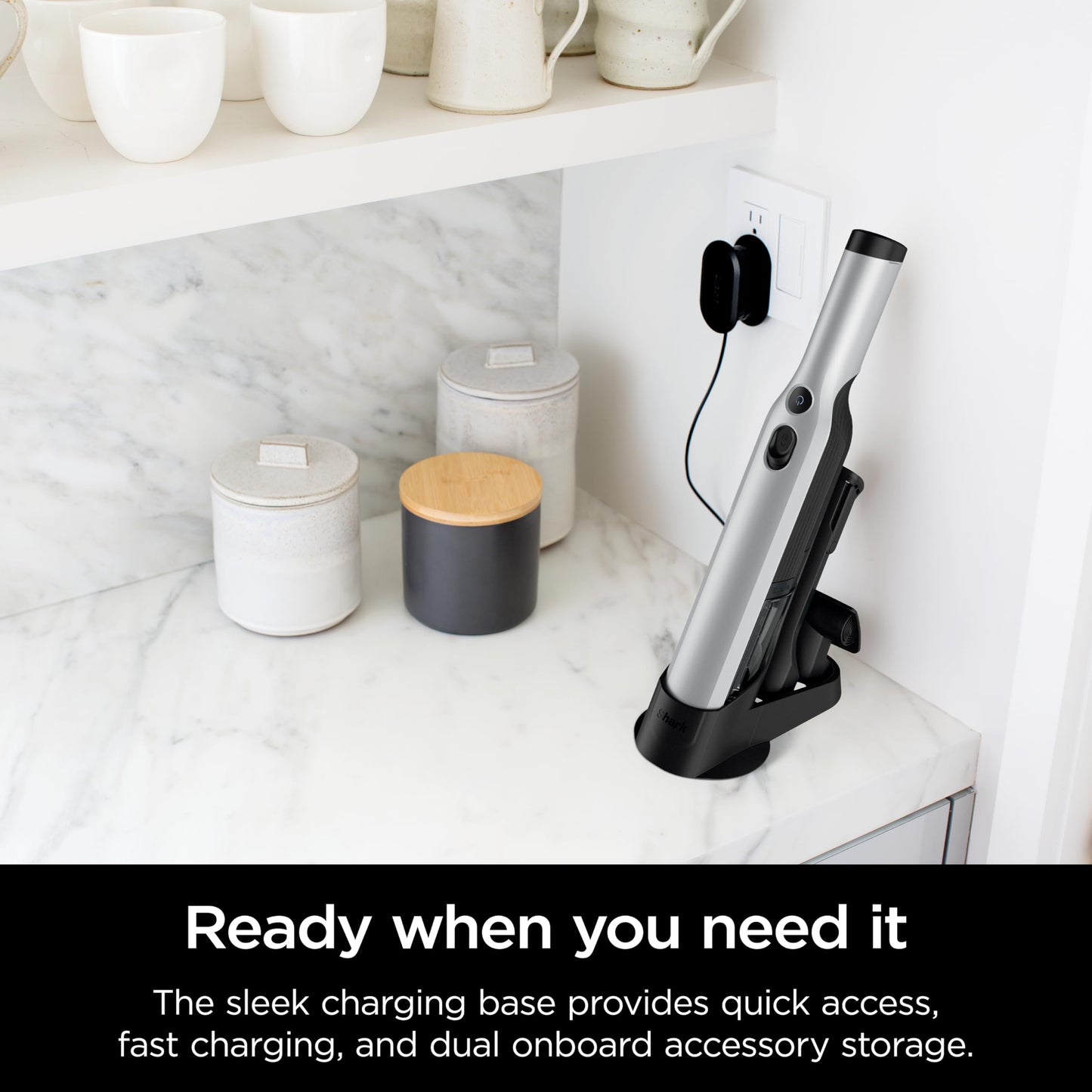 Shark WANDVAC Cordless Hand Vac, Black, WV201BK