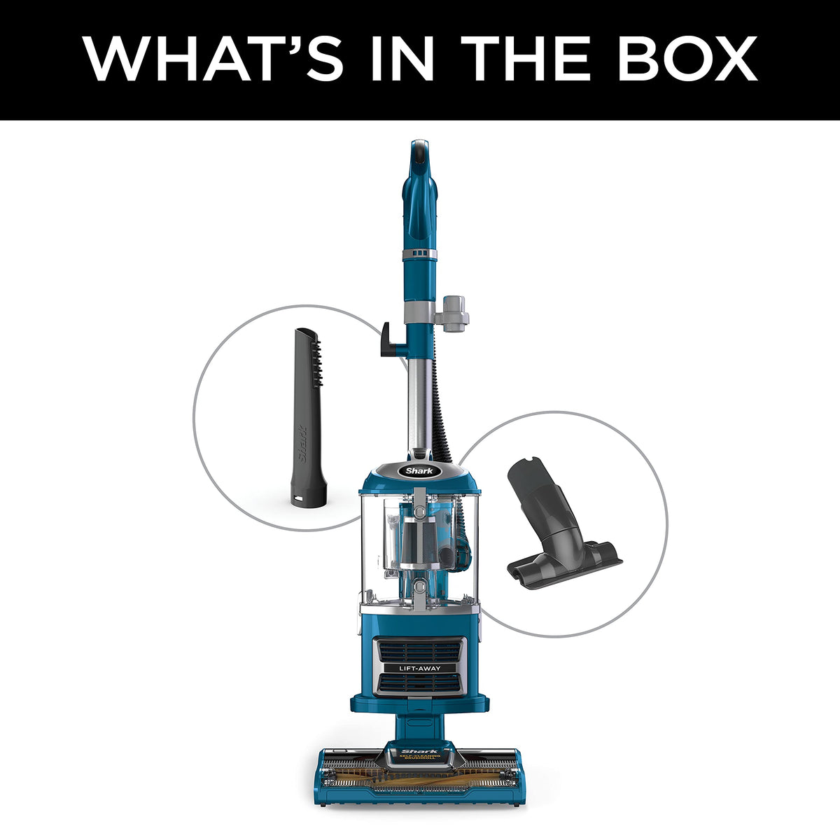 Shark NV752 Rotator Powered Lift-Away TruePet Upright Vacuum with HEPA Filter, Large Dust Cup Capacity, LED Headlights, Upholstery Tool, Perfect Pet Power Brush & Crevice Tool, Bordeaux