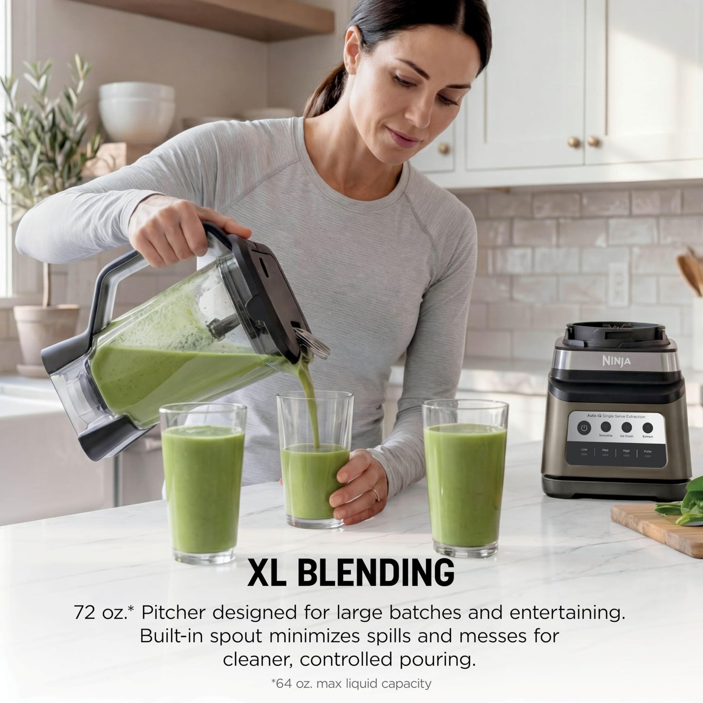 Ninja Professional Plus Kitchen System, 1400WP, Auto-iQ, Grey, BN801