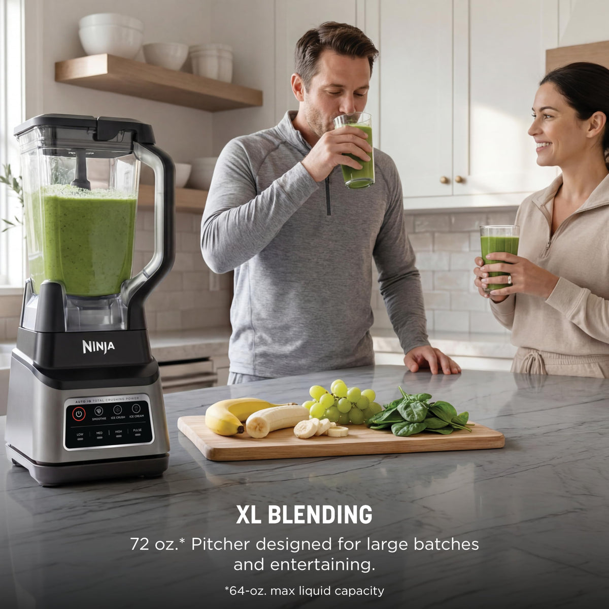Ninja Professional Plus Kitchen System, 1400WP, Auto-iQ, Grey, BN801