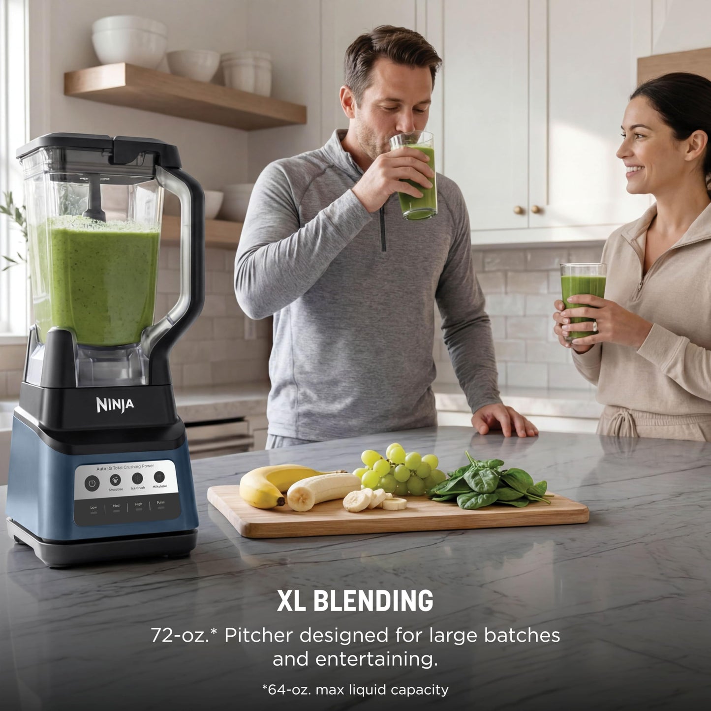 Ninja Professional Plus Kitchen System, 1400WP, Auto-iQ, Grey, BN801