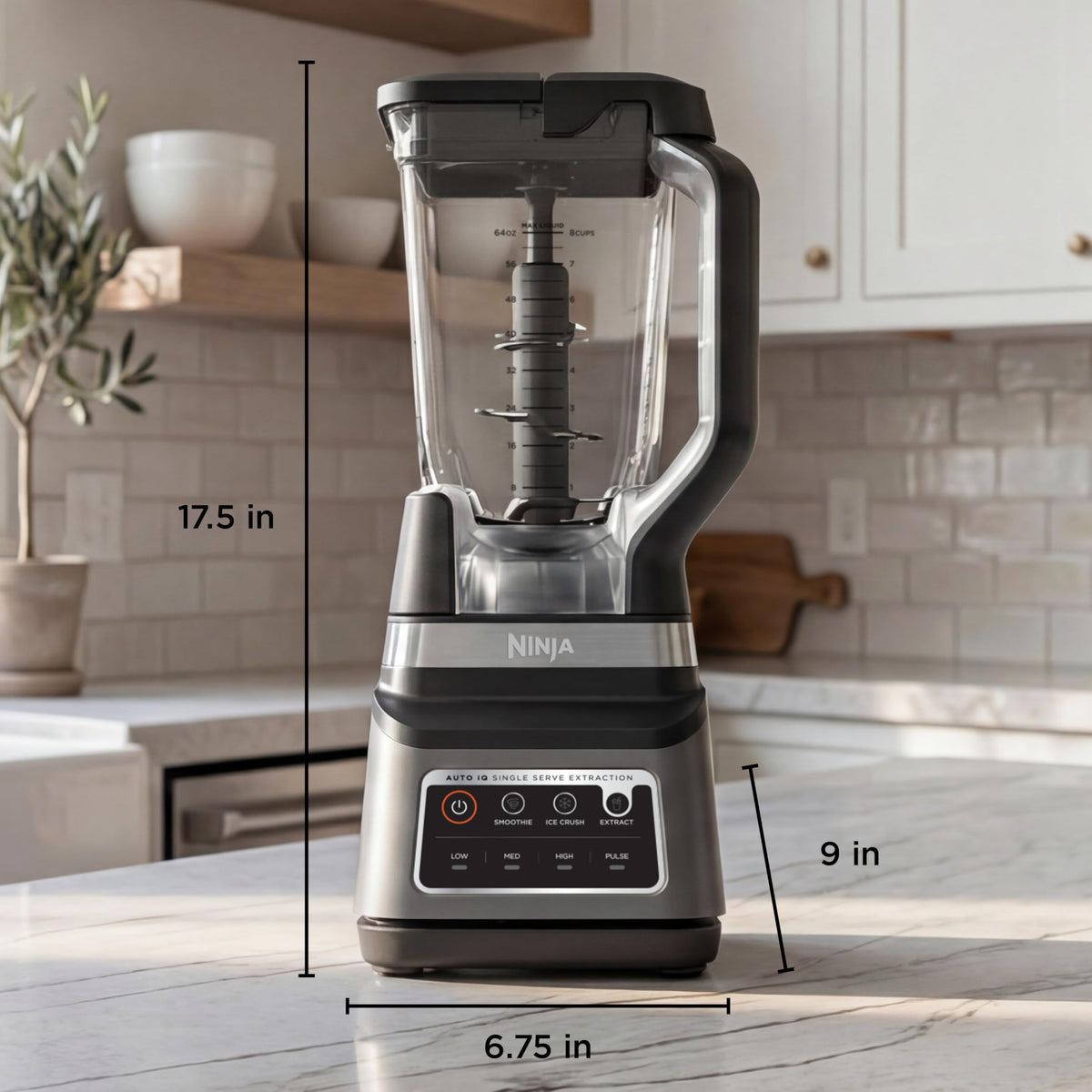 Ninja Professional Plus Kitchen System, 1400WP, Auto-iQ, Grey, BN801