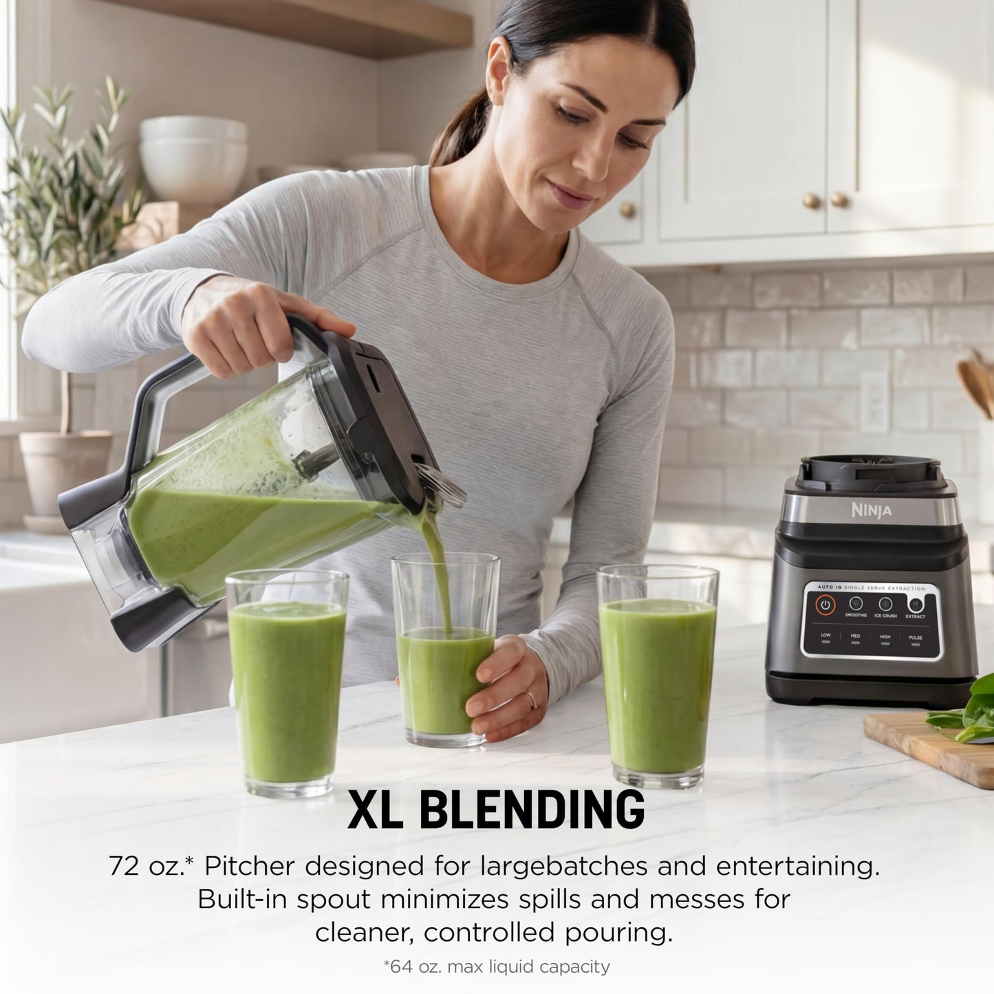 Ninja Professional Plus Kitchen System, 1400WP, Auto-iQ, Grey, BN801