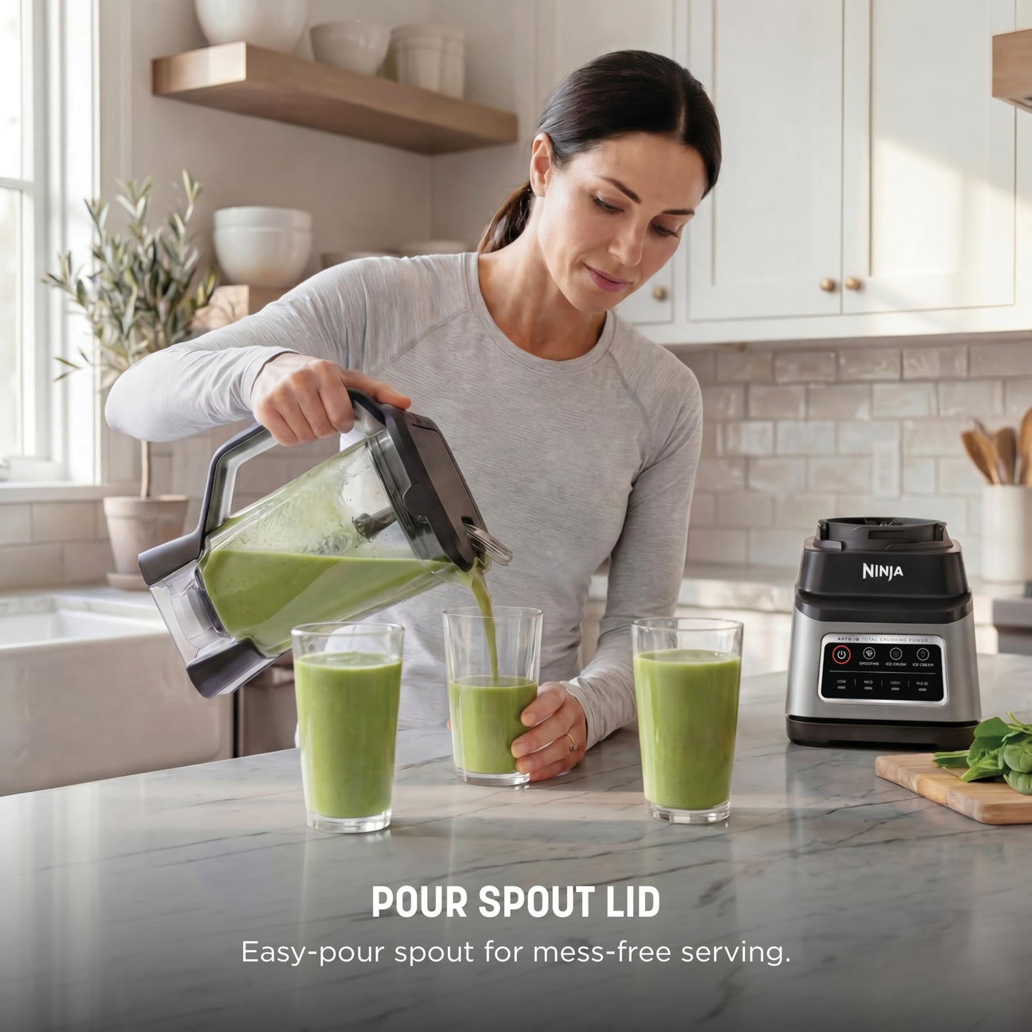 Ninja Professional Plus Kitchen System, 1400WP, Auto-iQ, Grey, BN801