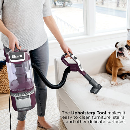 Shark Rotator Lift-Away Vacuum, DuoClean PowerFins, Dark Grey, LA555