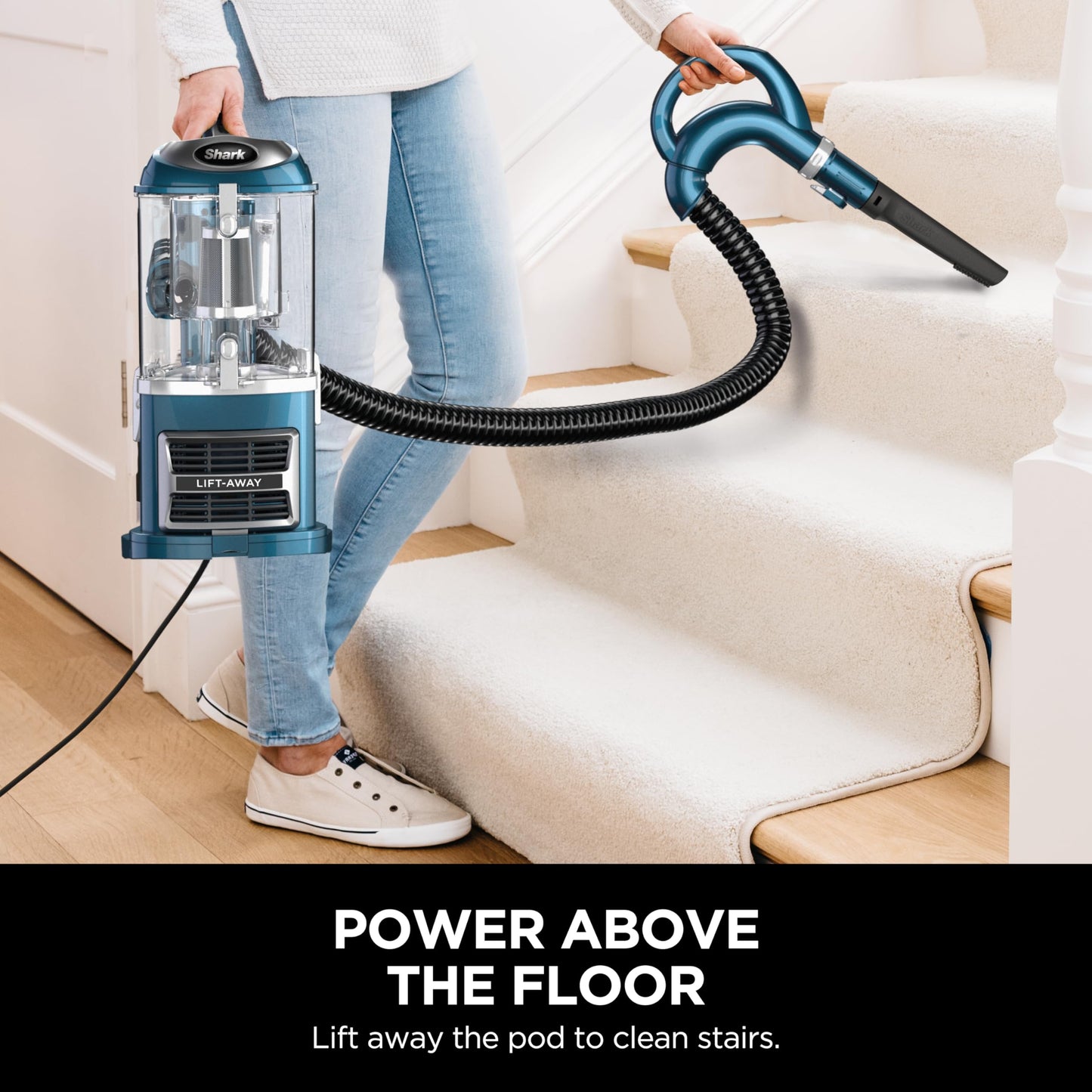 Shark NV752 Rotator Powered Lift-Away TruePet Upright Vacuum with HEPA Filter, Large Dust Cup Capacity, LED Headlights, Upholstery Tool, Perfect Pet Power Brush & Crevice Tool, Bordeaux