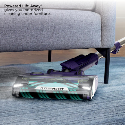 Shark AZ2002 Vertex Powered Lift-Away Upright Vacuum with DuoClean PowerFins, Self-Cleaning Brushroll, Large Dust Cup, Pet Crevice Tool, Dusting Brush & Power Brush, Silver/Rose Gold