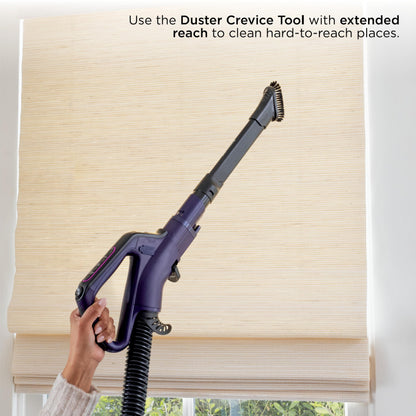 Shark AZ2002 Vertex Powered Lift-Away Upright Vacuum with DuoClean PowerFins, Self-Cleaning Brushroll, Large Dust Cup, Pet Crevice Tool, Dusting Brush & Power Brush, Silver/Rose Gold