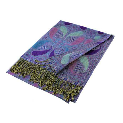Large Paisley Pashmina Shawl Premium Soft Wrap Scarf 28"x78" Winter Essentials