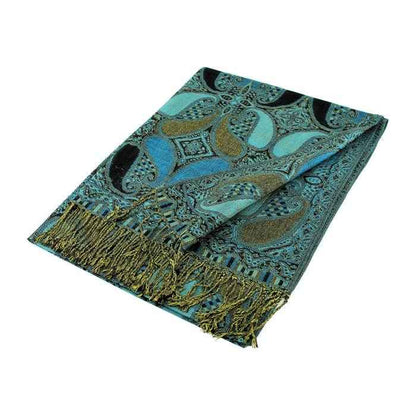Large Paisley Pashmina Shawl Premium Soft Wrap Scarf 28"x78" Winter Essentials