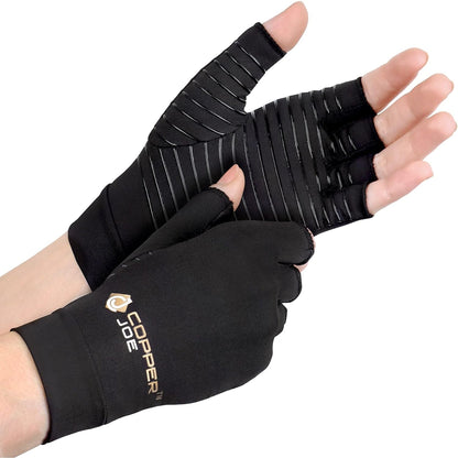 Copper Joe Fingerless Compression Gloves
