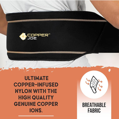 Copper Joe Lumbar Back Brace – Copper Infused Lower Back Support