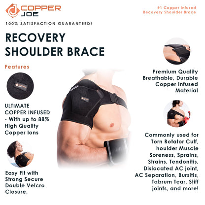 Copper Joe Shoulder Brace – Copper Infused Support