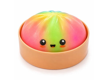 2-Pack Mystery Rainbow Squishy Dumpling Stress Relief Fidget Toys