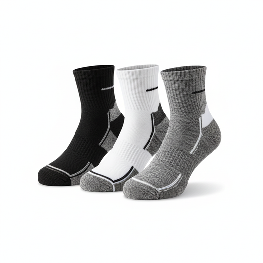 Athletic Socks White Background