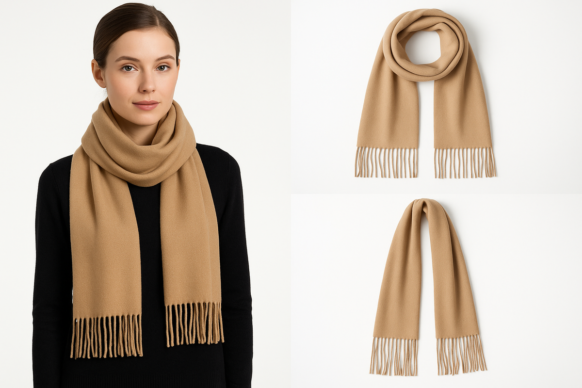 Camel Beige Scarf