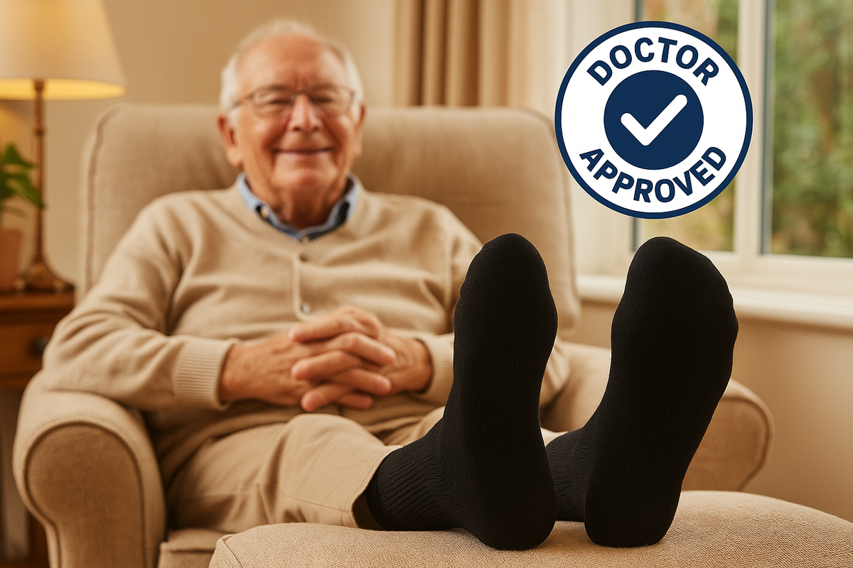 Comfortable Living - Black Socks