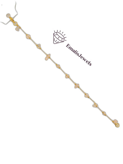 Handmade Stone Bracelets with Stainless Steel Gold overlay Chain - PremiumBrandGoods