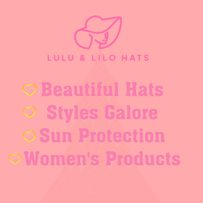 Lulu & Lilo Women's Sun hat with Bowtie Ribbon Collection - PremiumBrandGoods