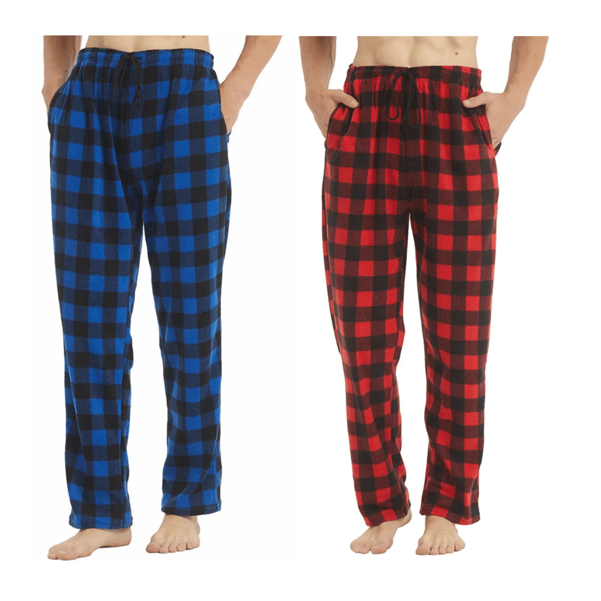 Men's Comfort Stretchy Plaid Pajama Pants - PremiumBrandGoods